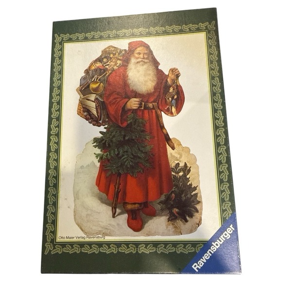 Vintage Ravensburger Father Christmas Santa Puzzle 500 Piece 1981 West Germany‎ - Picture 1 of 5